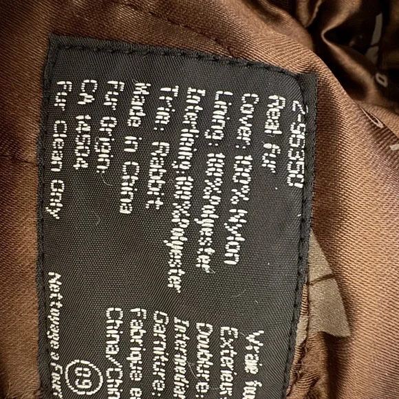 Crown Cap Green and Brown Winter Aviater Style Rabbit Fur Hat - Picture 9 of 12